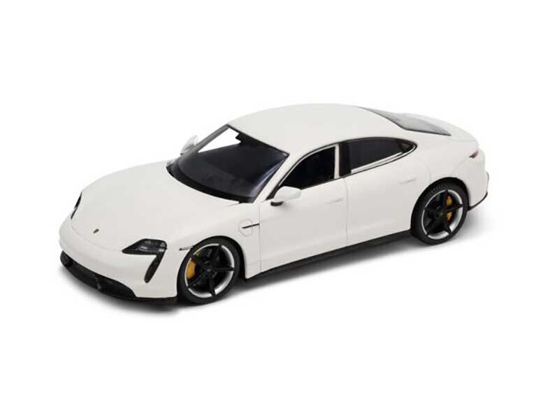 Welly Porsche Taycan Turbo S 1:24 krémový